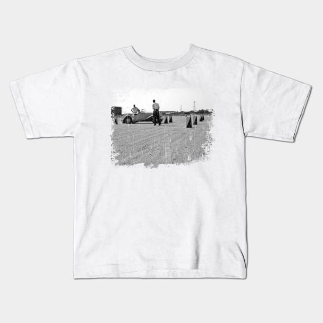 Vintage time trial - Photo Graphic Kids T-Shirt by CC I Design